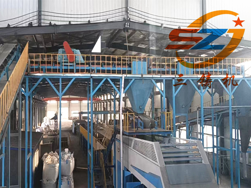 40T/H green sand casting line